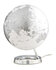 Atmosphere NR-0331F7NS-GB Globe Bright Chrome 30cm Diameter Kunststof Voet Engelstalig_