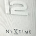 NeXtime NE-3095WI Wandklok Dia. 53 X 3 Cm, Hout, Wit, 'Wood Wood Big'_