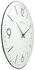 NeXtime NE-3157WI Wandklok Dia. 35 Cm, Bol Glas, Wit, 'Basic Dome'_