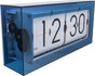 NeXtime NE-5209BL Tafel/wandklok Big Flip 36x16.7x8.5cm Acryl Blauw_