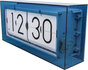 NeXtime NE-5209BL Tafel/wandklok Big Flip 36x16.7x8.5cm Acryl Blauw_