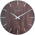 NeXtime NE-3249BR Wandklok Edge-Wood-Dome Dia 35cm Kunststof Bruin_