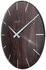 NeXtime NE-3249BR Wandklok Edge-Wood-Dome Dia 35cm Kunststof Bruin_