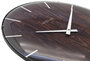 NeXtime NE-3249BR Wandklok Edge-Wood-Dome Dia 35cm Kunststof Bruin_