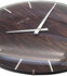 NeXtime NE-3249BR Wandklok Edge-Wood-Dome Dia 35cm Kunststof Bruin_