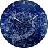 NeXtime NE-3165 Wandklok Dia. 35 Cm, Bol Glas, 'Milky Way Dome'_