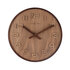 NeXtime NE-3096BR Wandklok Dia. 35 Cm, Hout, Bruin, 'Wood Wood Medium'_