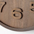 NeXtime NE-3096BR Wandklok Dia. 35 Cm, Hout, Bruin, 'Wood Wood Medium'_