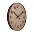 NeXtime NE-3096BR Wandklok Dia. 35 Cm, Hout, Bruin, 'Wood Wood Medium'_