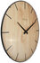 NeXtime NE-3249 Wandklok Edge-Wood-Dome Dia 35cm Kunststof Licht Bruin_