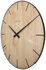 NeXtime NE-3249 Wandklok Edge-Wood-Dome Dia 35cm Kunststof Licht Bruin_