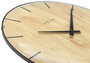 NeXtime NE-3249 Wandklok Edge-Wood-Dome Dia 35cm Kunststof Licht Bruin_