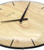 NeXtime NE-3249 Wandklok Edge-Wood-Dome Dia 35cm Kunststof Licht Bruin_